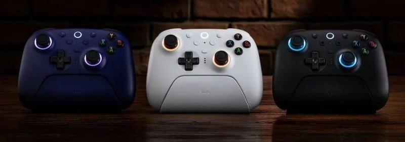 Controle 8BitDo Ultimate 2 Wireless com Dock, RGB, Joystick TMR, Motion Control, Trigger mode