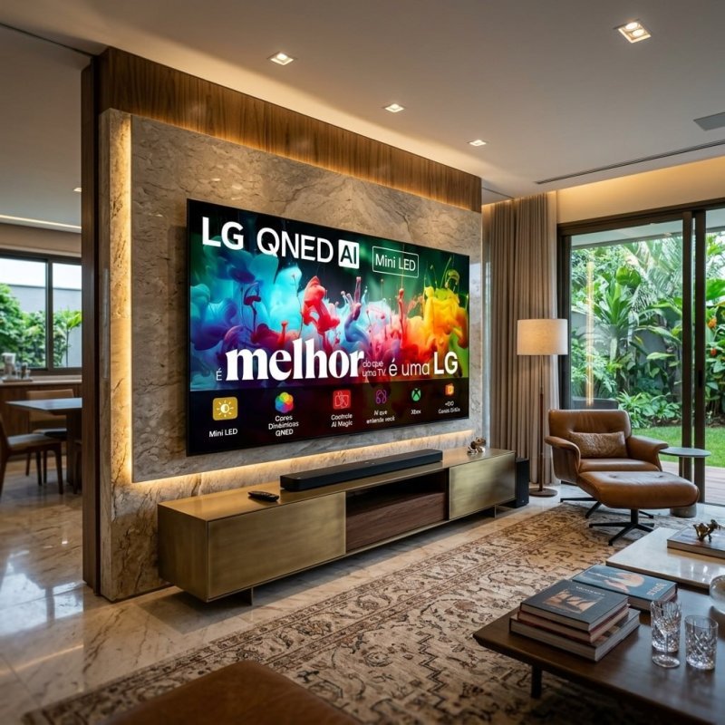 Smart TV 4K 75" LG QNED Mini LED AI QNED70 2026