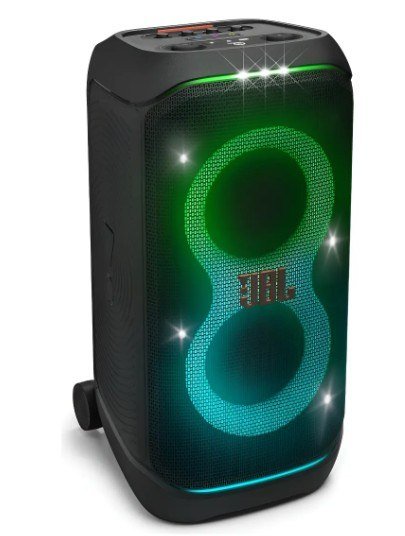 Caixa de Som JBL PartyBox Stage 320 Bluetooth Portátil Com Show de Luzes e Resistente a Respingos – 240W RMS Preta