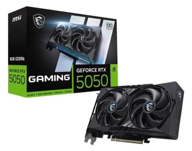 Placa De Vídeo MSI Nvidia Geforce RTX 5050 Gaming de 8GB