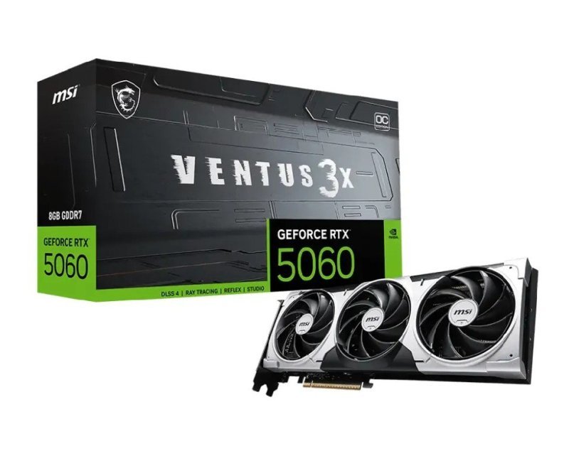Placa de Vídeo MSI RTX 5060 Ventus 3X OC