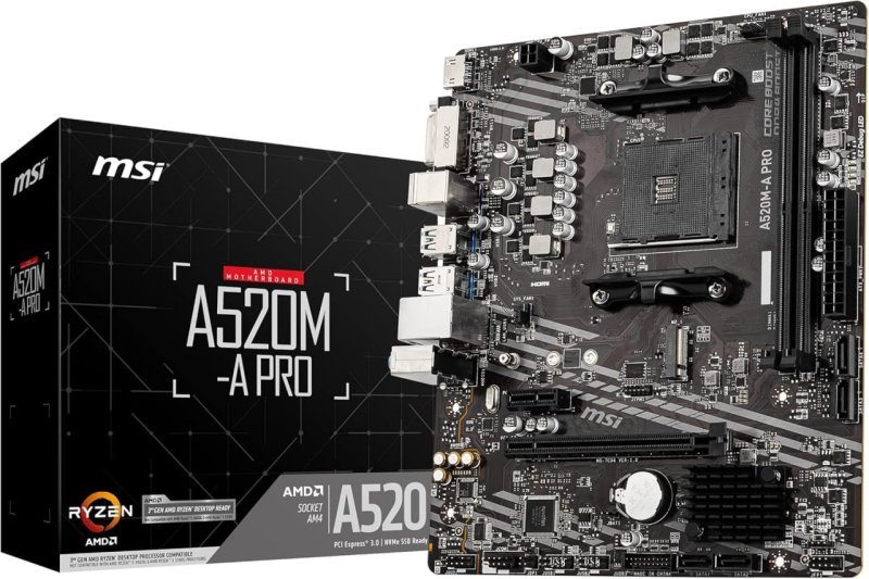 Placa Mãe MSI A520M-A PRO