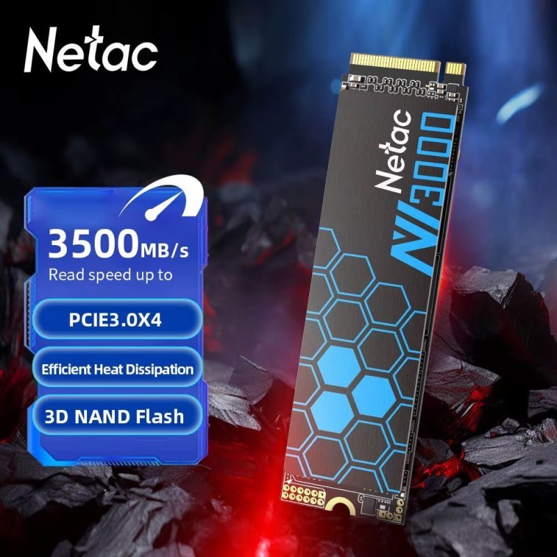 SSD NVME Netac 500GB 3500MB/S