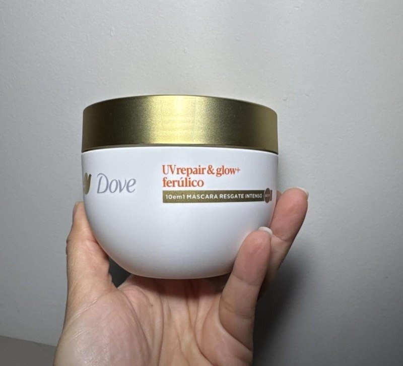 Dove Máscara de Resgate Intenso 10 em 1 UV Repair & Glow + Ferúlico 250g + Frete Grátis