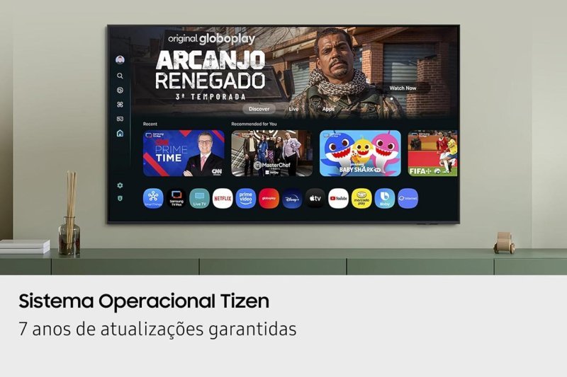 Samsung Smart TV 75" Crystal UHD 4K U8100F 2025