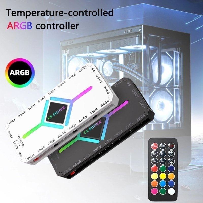 3x Controladora ARGB 3pin 5v, Pwm + controle