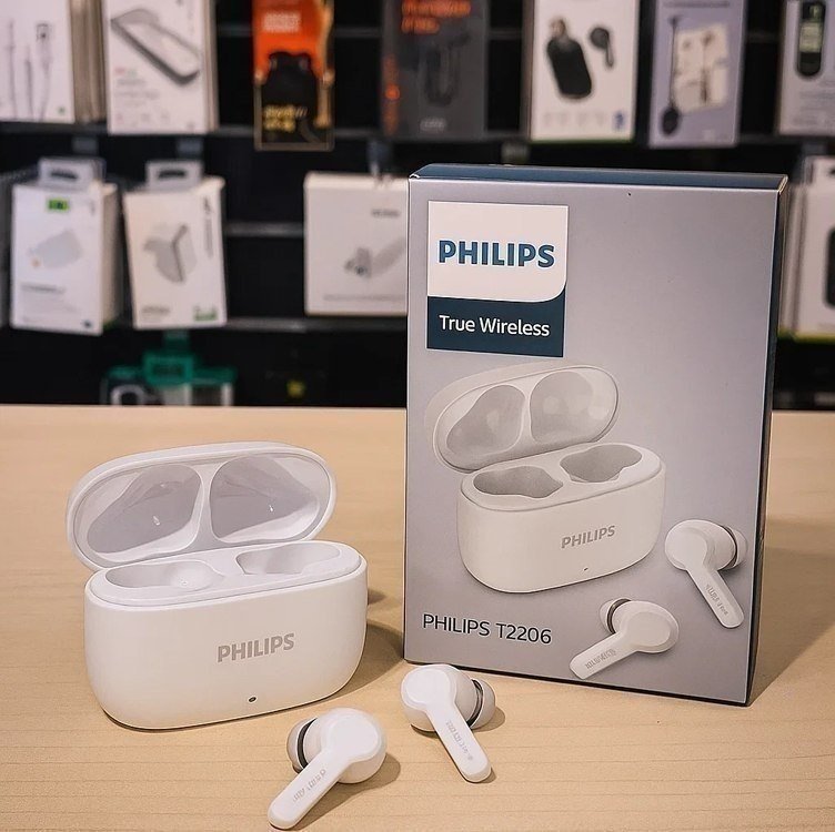 Fone de Ouvido Sem Fio TWS PHILIPS TAT1109WT/00