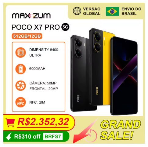 Poco X7 PRO 5G 512GB E 12GB RAM