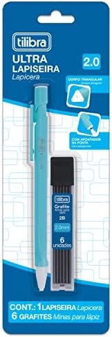 Tilibra Lapiseira 2.0mm Ultra + Grafite 2.0mm Blister com 2 Unidades Sortido