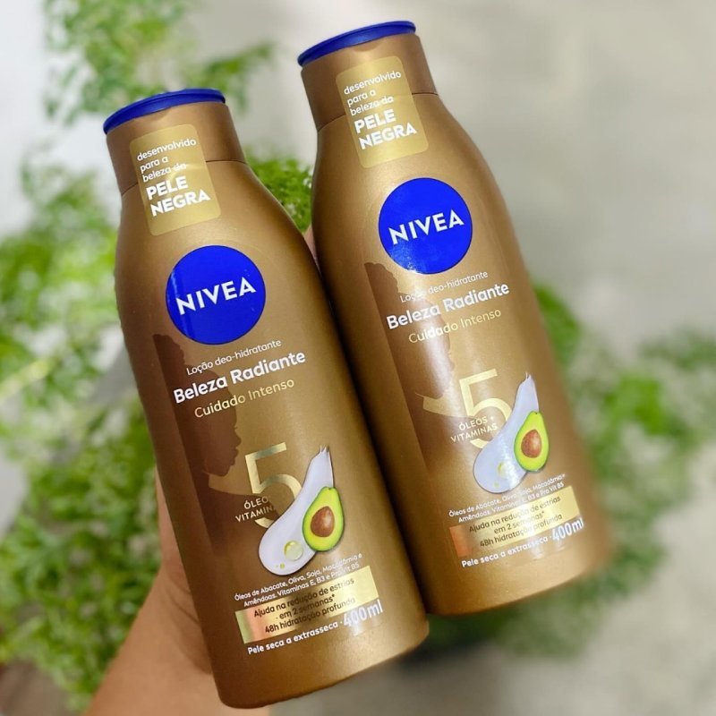 NIVEA Hidratante Desodorante Beleza Radiante Cuidado Intenso 400ml