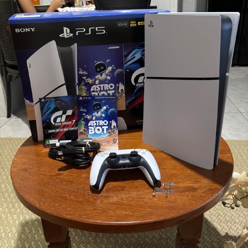 PlayStation 5 Slim Digital + ASTRO BOT + Gran Turismo 7 + Frete Grátis