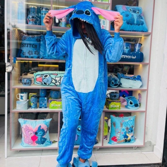 Pijama Macacão Kigurumi Stitch + Frete Grátis