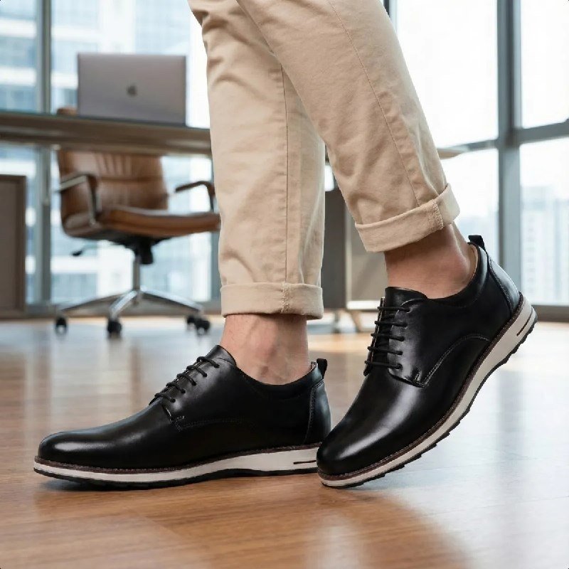 Sapato Social Masculino Oxford Casual Confortável Derby + Frete Grátis