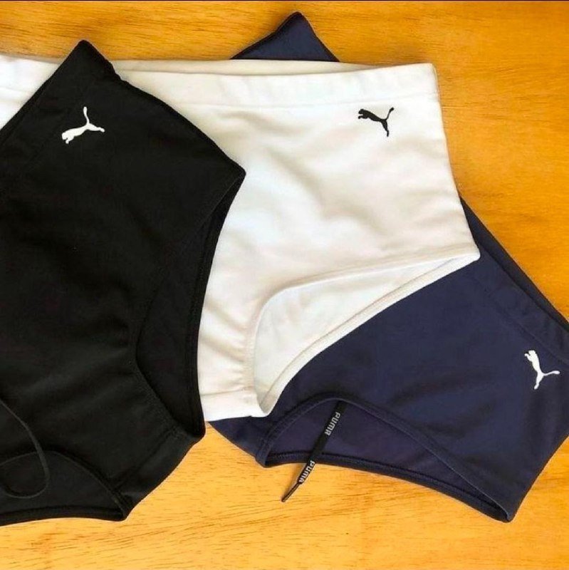 Sunga Masculina Puma Sungão De Praia UV50+ Natação Ajustável