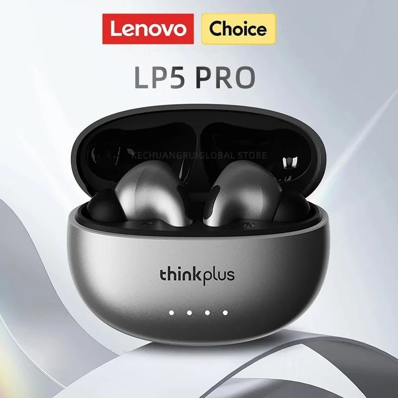 Fone Lenovo Lp5 Pro Tws Sem Fio Microfone e Longa Duração de Bateria 2025