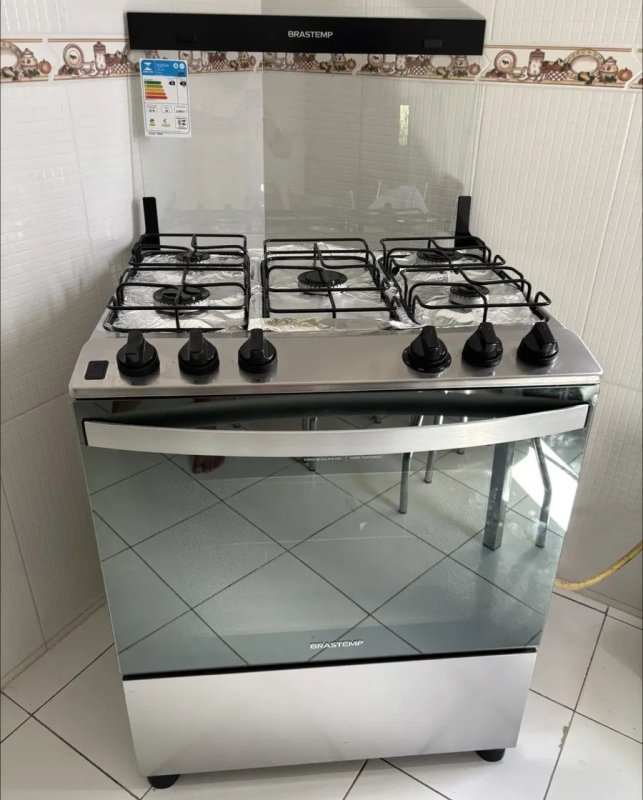Fogão Brastemp 5 Bocas Inox
