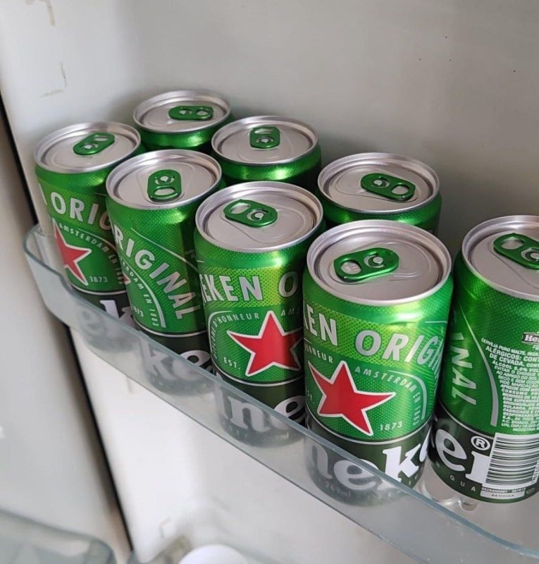Pack Heineken Cerveja Pilsen - 8 latas de 269ml
