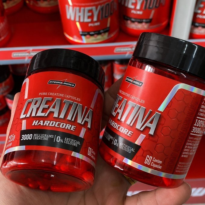 Creatina Hardcore 60 Cápsulas Integralmedica