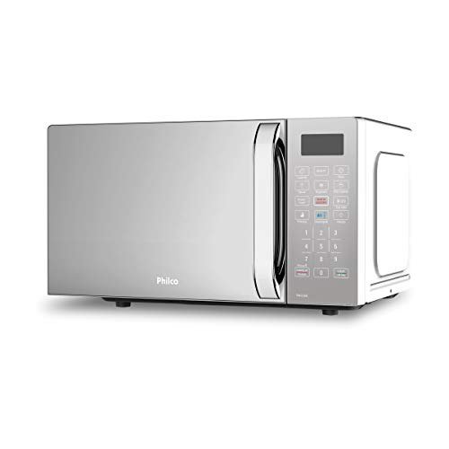 Micro-ondas Philco 20 Litros Limpa Fácil Espelhado Branco PMO23EB - 220V