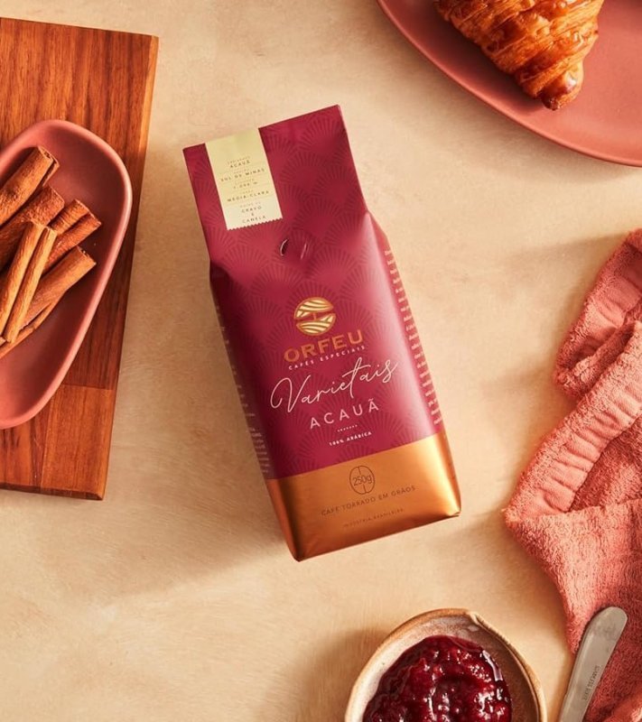 Café Acauã Orfeu em Grãos, 100% Arábica 250g