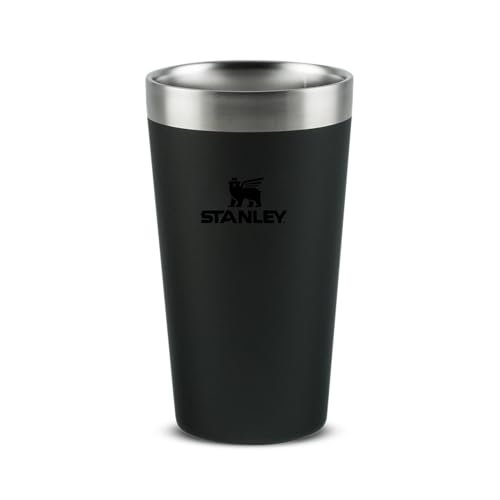 Stanley - Copo Térmico Texturizado para Cerveja, 354ml, para Bebidas Quentes ou Frias, Black 2.0