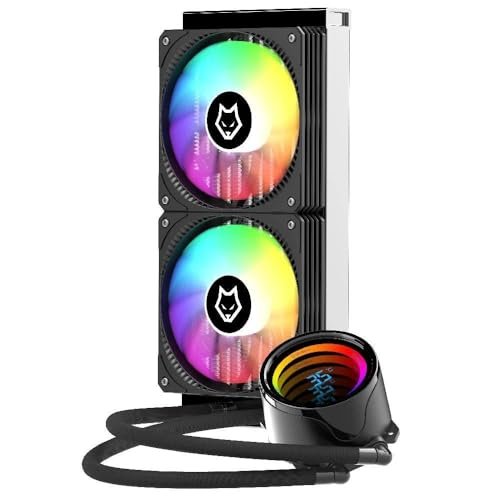 Water Cooler Husky Glacier, Iluminação Argb, 240mm, Amd e Intel, Preto - Hwt600pt
