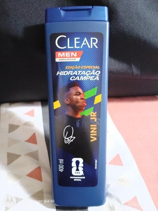 Clear Men Shampoo Anticaspa Vini Jr. Hidratação Campeã 400ml
