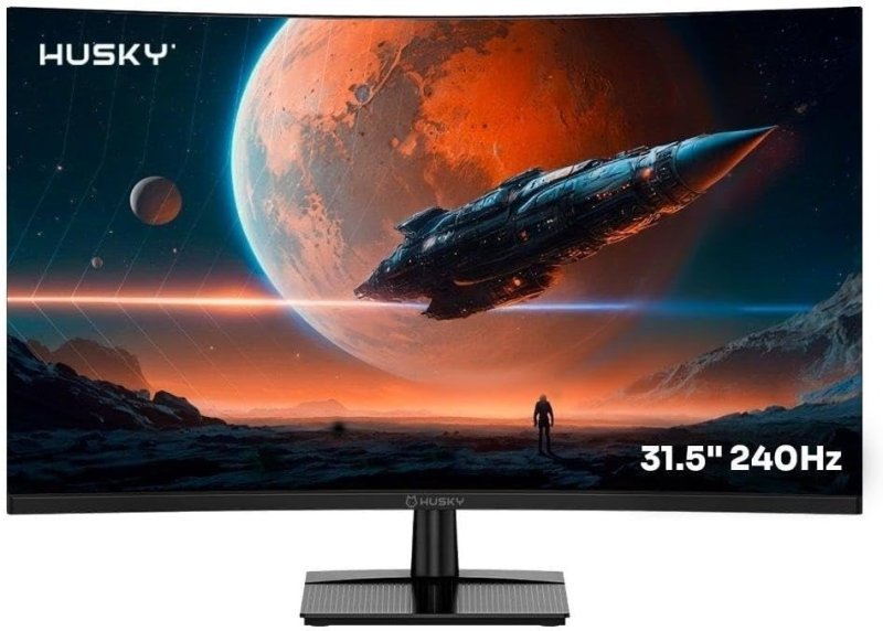 Monitor Gamer Curvo Husky Boreal 31.5" FHD 260Hz 1ms Adaptive Sync VA