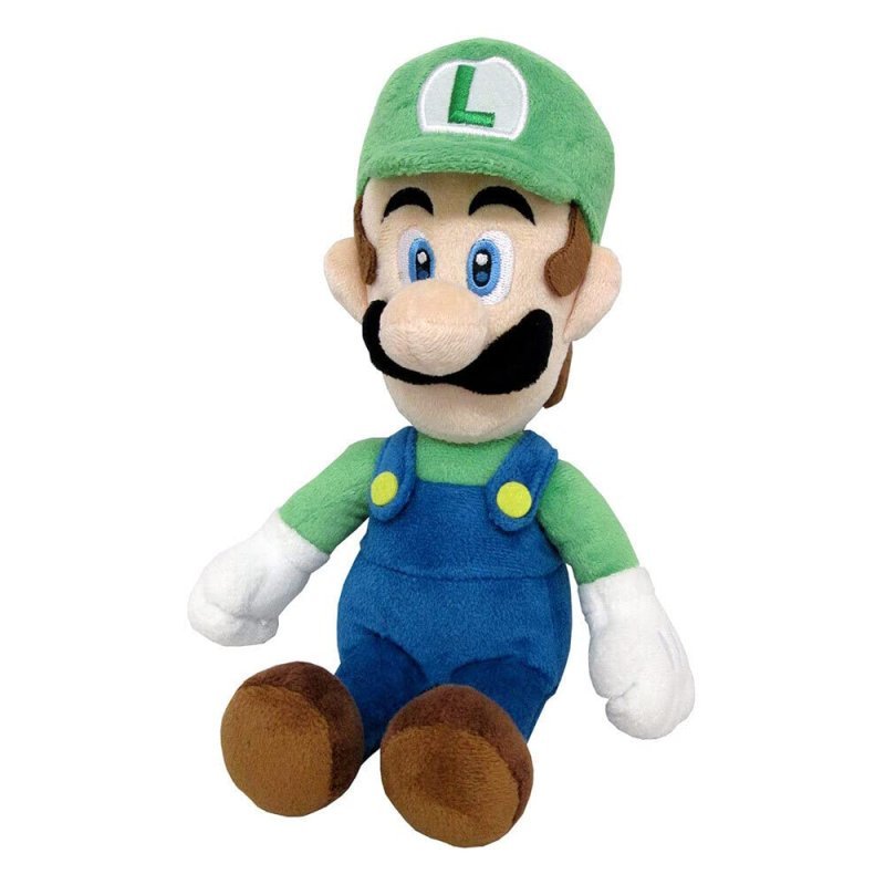 Super Mario Brothers Pelúcia Luigi 20cms Oficial Nintendo