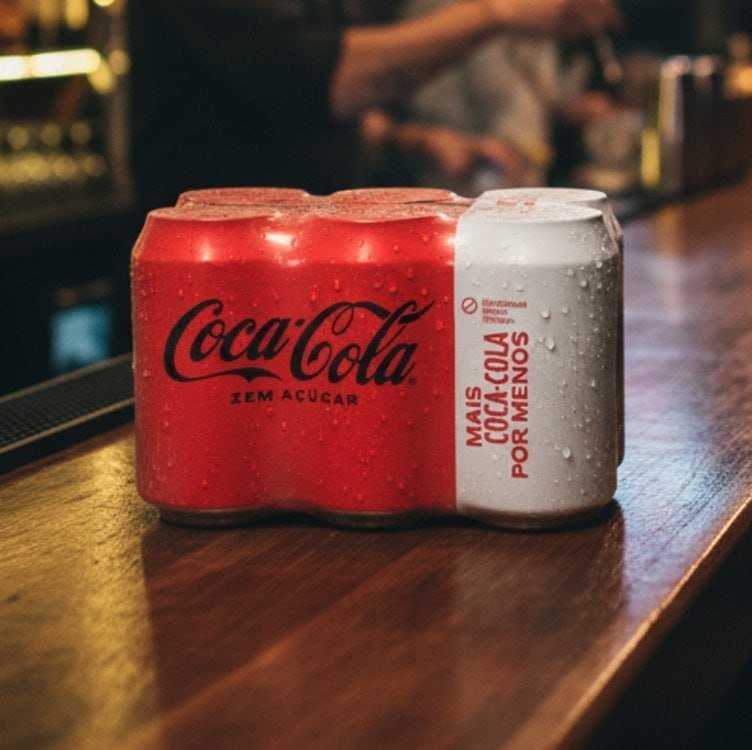 Pack 6 un. de Coca Cola Sem Açúcar 350ml