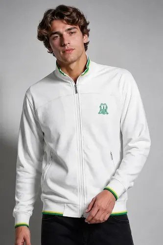 Jaqueta Esportiva Polo Wear Com Zíper Branco P