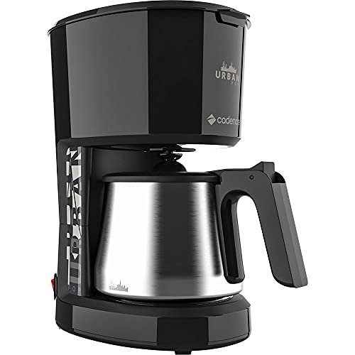 Cafeteira Urban Pop Preto/Inox, 110V, Cadence