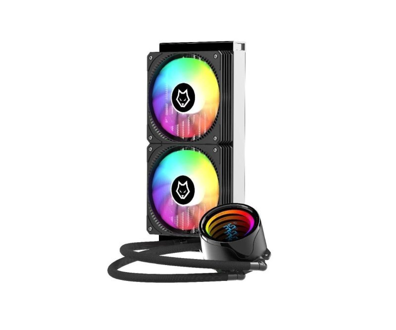 Water Cooler Husky Glacier, Iluminação Argb, 240mm, Amd e Intel, Preto