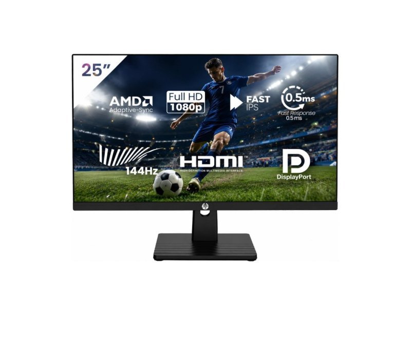 Monitor Gamer 25'' 144hz 0.5ms 1920x1080 HDR10 Resolução FHD HDMI/DP, Preto