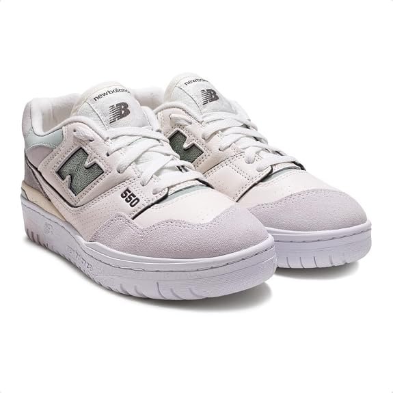 New Balance 550 Feminino - Clássico Esportivo - Branco