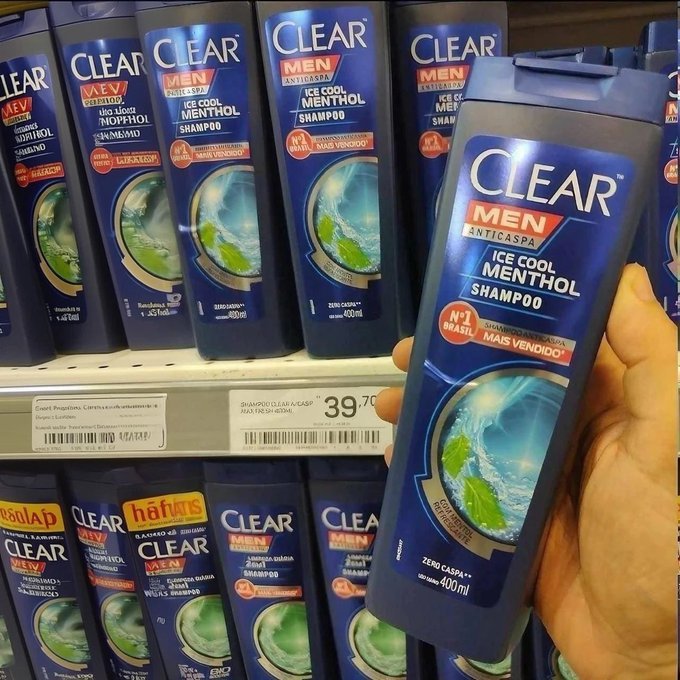 Clear Shampoo Men Anticaspa Ice Cool Menthol 400ml + Frete Grátis