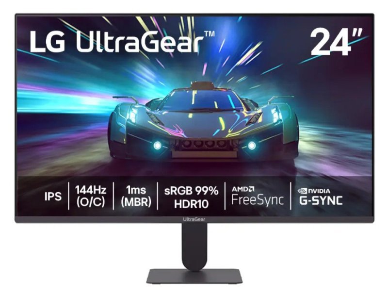 Monitor LG Ultragear G411A de 24", IPS, 144Hz e Full HD
