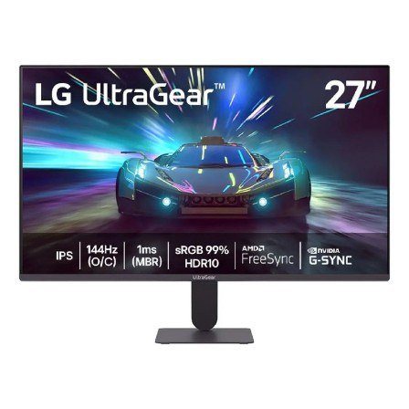 LG UltraGear Monitor Gamer 27" IPS 144Hz Full HD HDR10