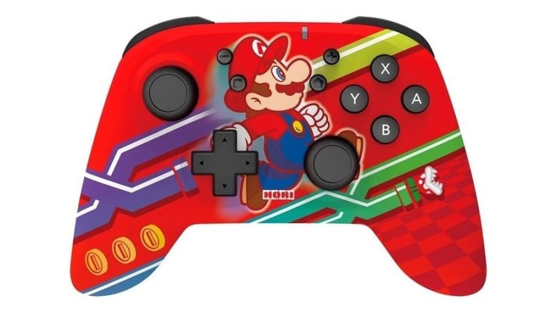Controle Sem Fio HORI Horipad Mario, Bluetooth, para Nintendo Switch NSW-310U