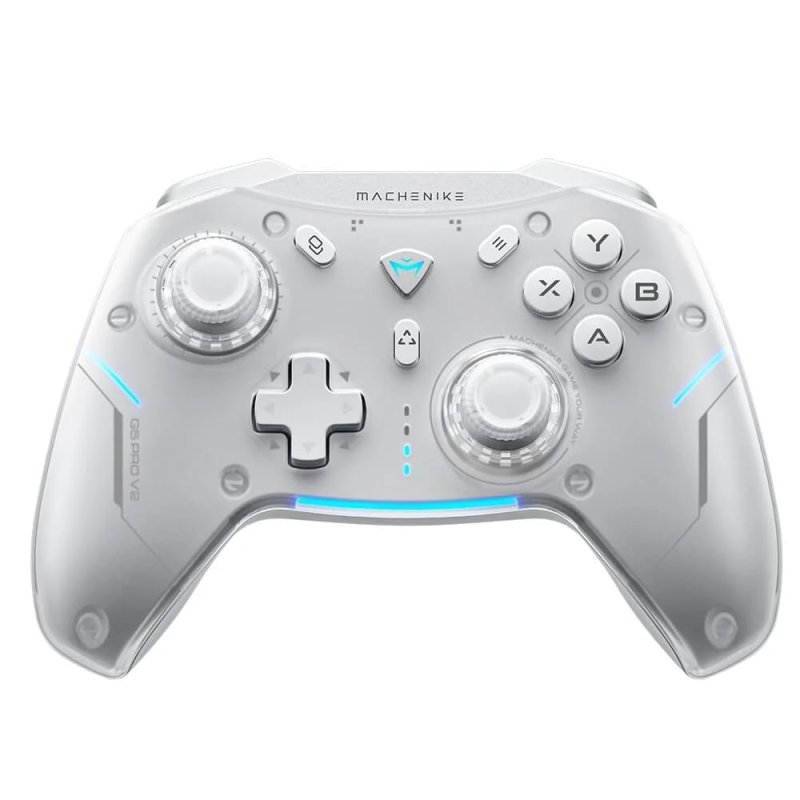 Controle Sem Fio Gamer Machenike G5 Pro, Multiplataformas, RGB, Switch Kailh, Branco JJ02GJ006