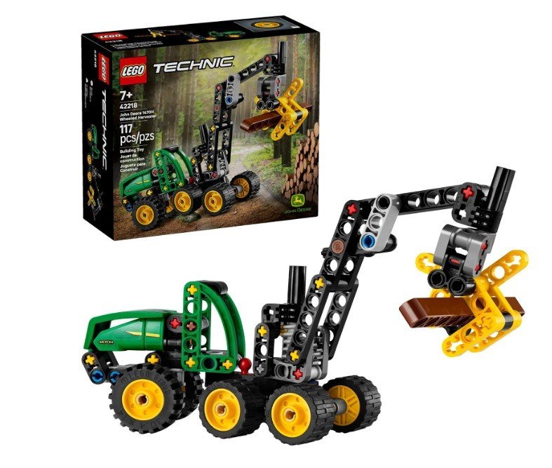 LEGO Technic Colheitadeira com Rodas John Deere 1470H 42218 (117 Peças) + Frete Grátis
