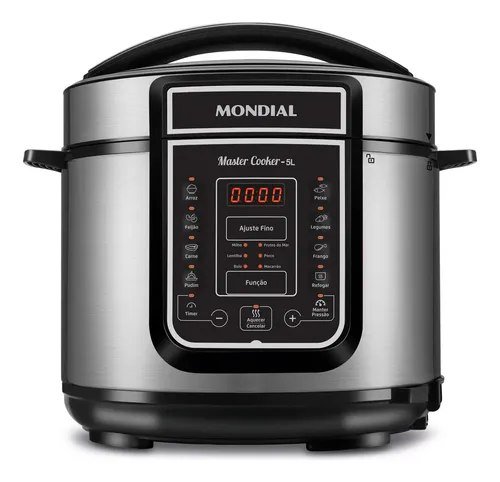 Panela de Pressão Elétrica Digital 5L, Mondial 900W - PE-38