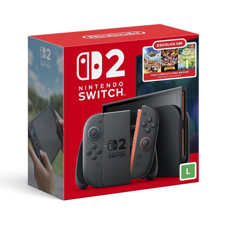 Nintendo Switch 2 + Escolha seu jogo (nacional)