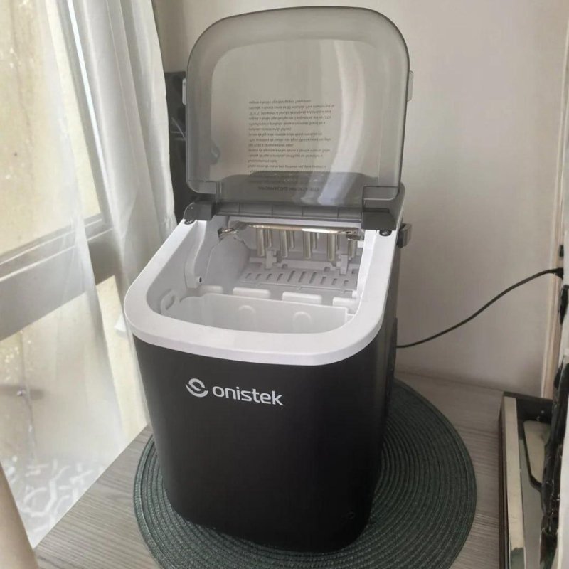 Máquina Fabricadora De Gelo 15kg Portátil Oninstek Cor Preto + Frete Grátis
