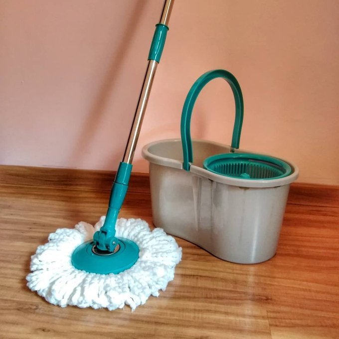 Flash Limp - Mop Giratório Fit, Balde 8 Litros - MOP5010