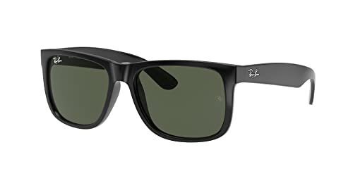 Óculos de Sol Ray-Ban Justin, Preto, Tamanho 57