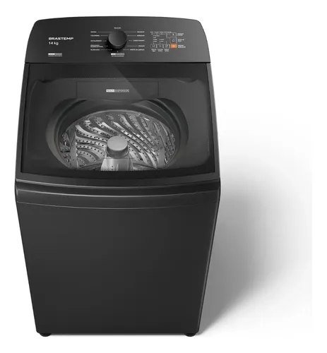 Máquina de Lavar Brastemp 14Kg Cinza Smart Sensor- BWJ14A9