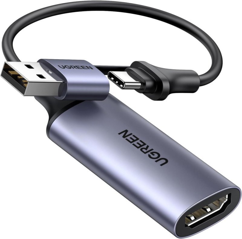 UGREEN Placa de captura de vídeo 4K HDMI para USB-A/USB-C