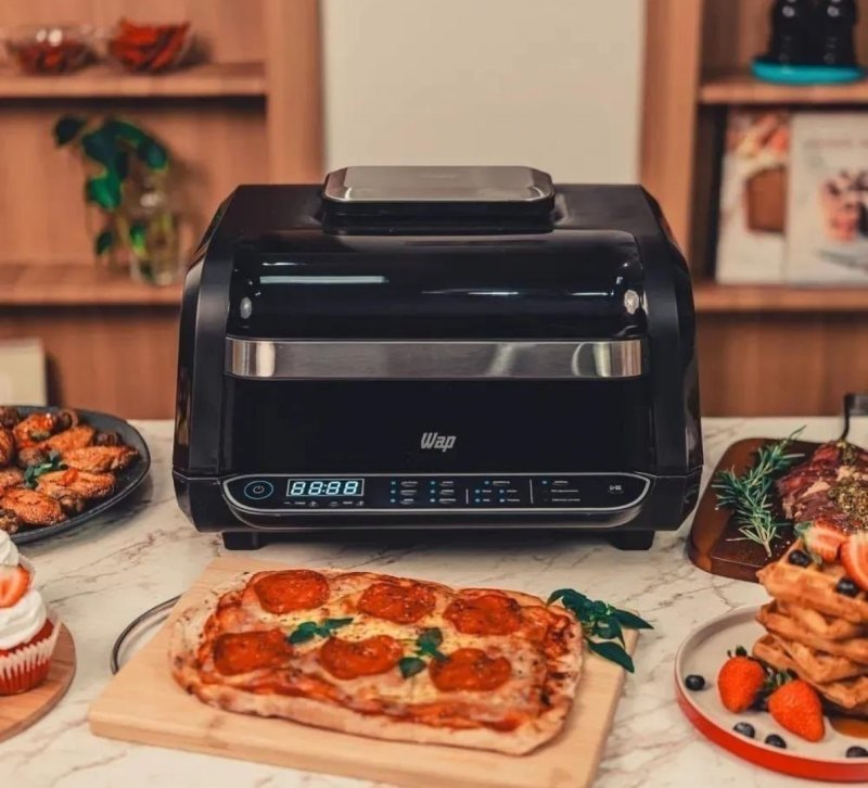 Air Fryer Wap 8 em 1 Barbecue 6,6 Litros 127V
