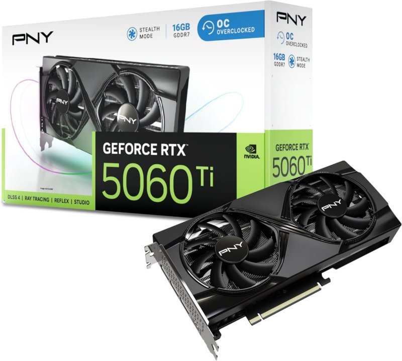 PNY GeForce RTX 5060 Ti, 8GB GDDR7